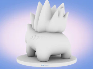 Konsep Tipe Naga Pokemon Bulbasaur Model 3D