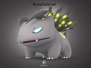 Konsep Tipe Naga Pokemon Bulbasaur Model 3D