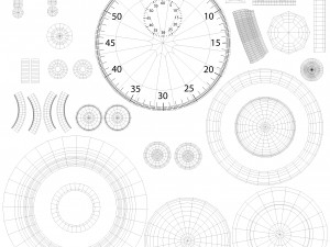Stopwatch 3Dモデル