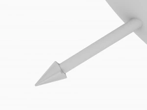 Heart With Arrow 3D Model