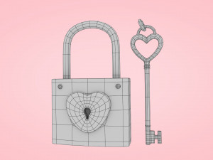 Heart With Arrow 3D 모델