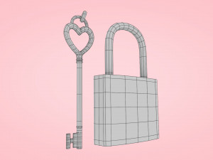 Heart With Arrow 3D 모델