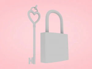 Heart With Arrow 3D Model