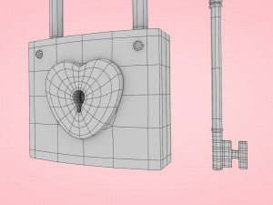 Heart With Arrow 3D 모델