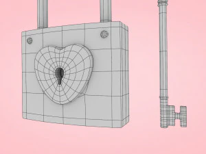 Heart With Arrow 3D Model