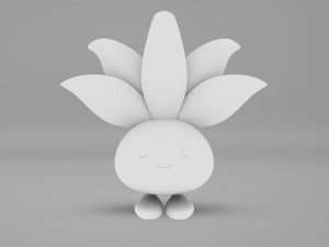 Pokemon Oddish 3D-Modell