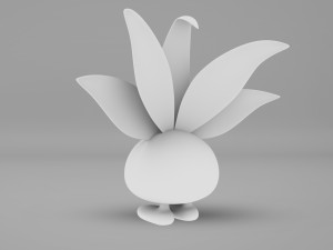 Pokemon Oddish 3D-Modell