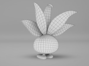 Pokemon Oddish 3D-Modell
