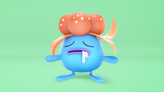 Pokemon Gloom 3Dモデル .c4d .max .obj .3ds .fbx .stl .blend 
