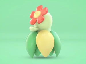 Pok&eacute;mon Bellossom Modello 3D