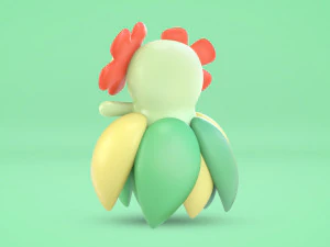 Pok&eacute;mon Bellossom Modello 3D