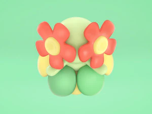 Pok&eacute;mon Bellossom Modello 3D