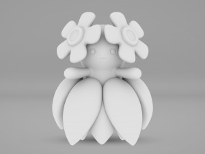 Pokemon Bellossom 3D Модель
