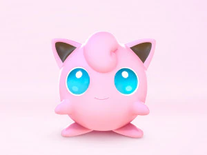Pok&eacute;mon Jigglypuff Modelo 3D