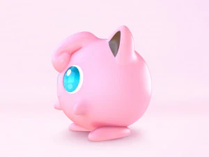 Pok&eacute;mon Jigglypuff Modelo 3D