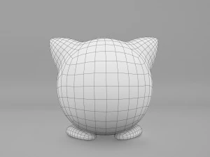 Pok&eacute;mon Jigglypuff Modelo 3D