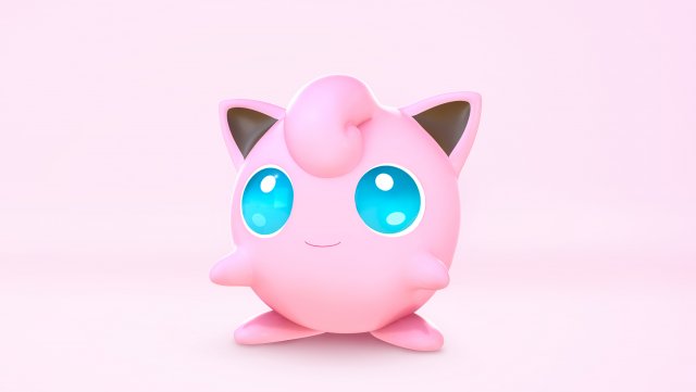 Pokemon Jigglypuff Modèle 3D .c4d .max .obj .3ds .fbx .stl .blend 