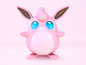 Pokemon Wigglytuff 3D 模型