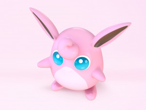 Pokemon Wigglytuff 3D 模型