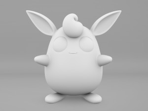Pokemon Wigglytuff 3D 模型
