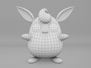 Pokemon Wigglytuff 3D 模型