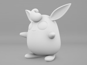 Pokemon Wigglytuff 3D 模型