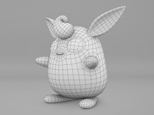Pokemon Wigglytuff 3D 模型