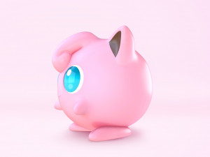 Pokemon Jigglypuff EVOLUTIONS 3D Модель