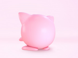Pokemon Jigglypuff EVOLUTIONS 3D Модель