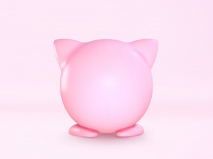 Pokemon Jigglypuff EVOLUTIONS 3D Модель