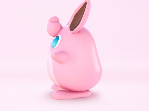 Pokemon Jigglypuff EVOLUTIONS 3D Модель