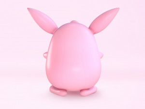 Pokemon Jigglypuff EVOLUTIONS 3D Модель