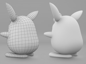 Pokemon Jigglypuff EVOLUTIONS 3D Модель