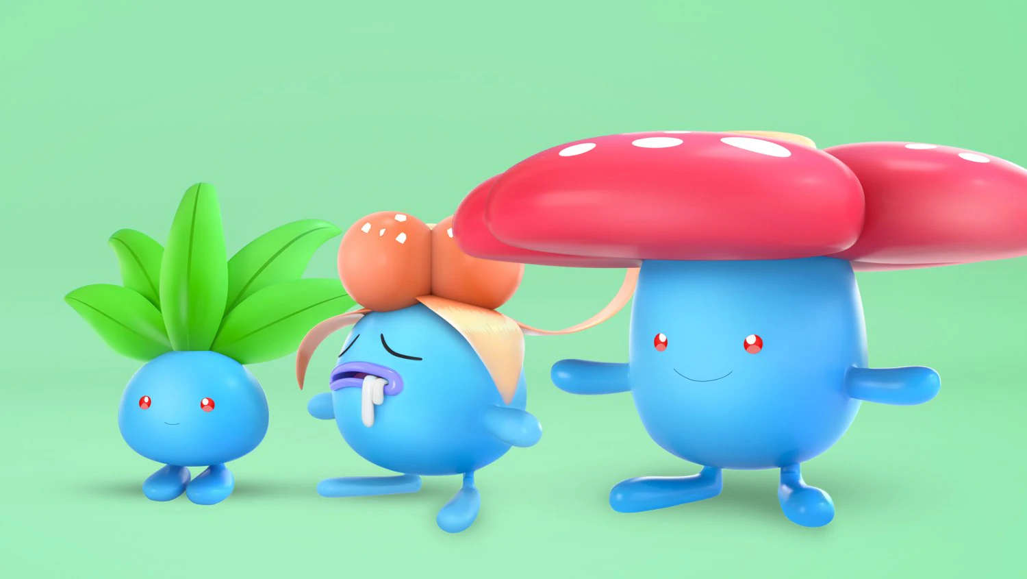 ポケモンの奇妙な進化 3Dモデル .c4d .max .obj .3ds .fbx .stl .blend 