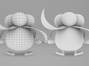Pokemon Oddish EVOLUTIONS Modelo 3D