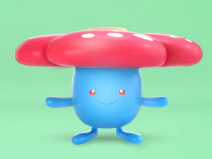 ポケモンの奇妙な進化 3Dモデル