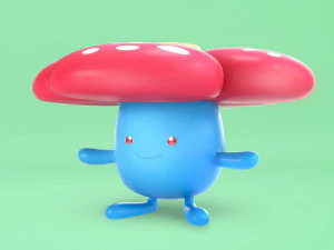 ポケモンの奇妙な進化 3Dモデル