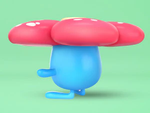 ポケモンの奇妙な進化 3Dモデル