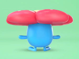 ポケモンの奇妙な進化 3Dモデル