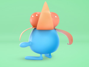 Pokemon Oddish EVOLUTIONS Modelo 3D