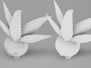 Pokemon Oddish EVOLUTIONS Modelo 3D