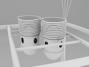 Hot Air Balloon 3D 모델