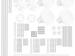 Hot Air Balloon 3D 모델