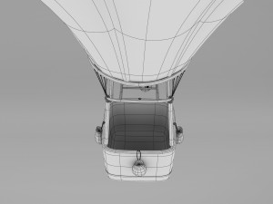 Hot Air Balloon 3D 모델