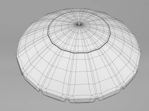 Beach Parasol 3D Model