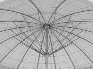 Beach Parasol 3D Model