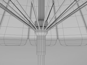 Beach Parasol Modelo 3D