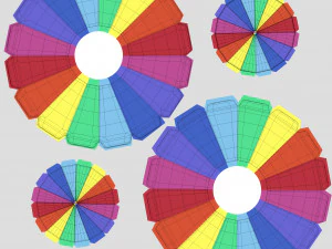 Beach Parasol 3D Model