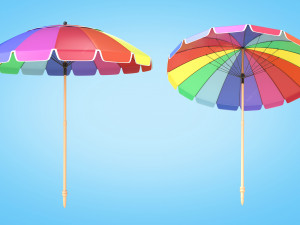 Beach Parasol Modelo 3D