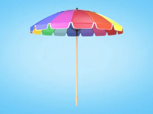 Beach Parasol 3D Model